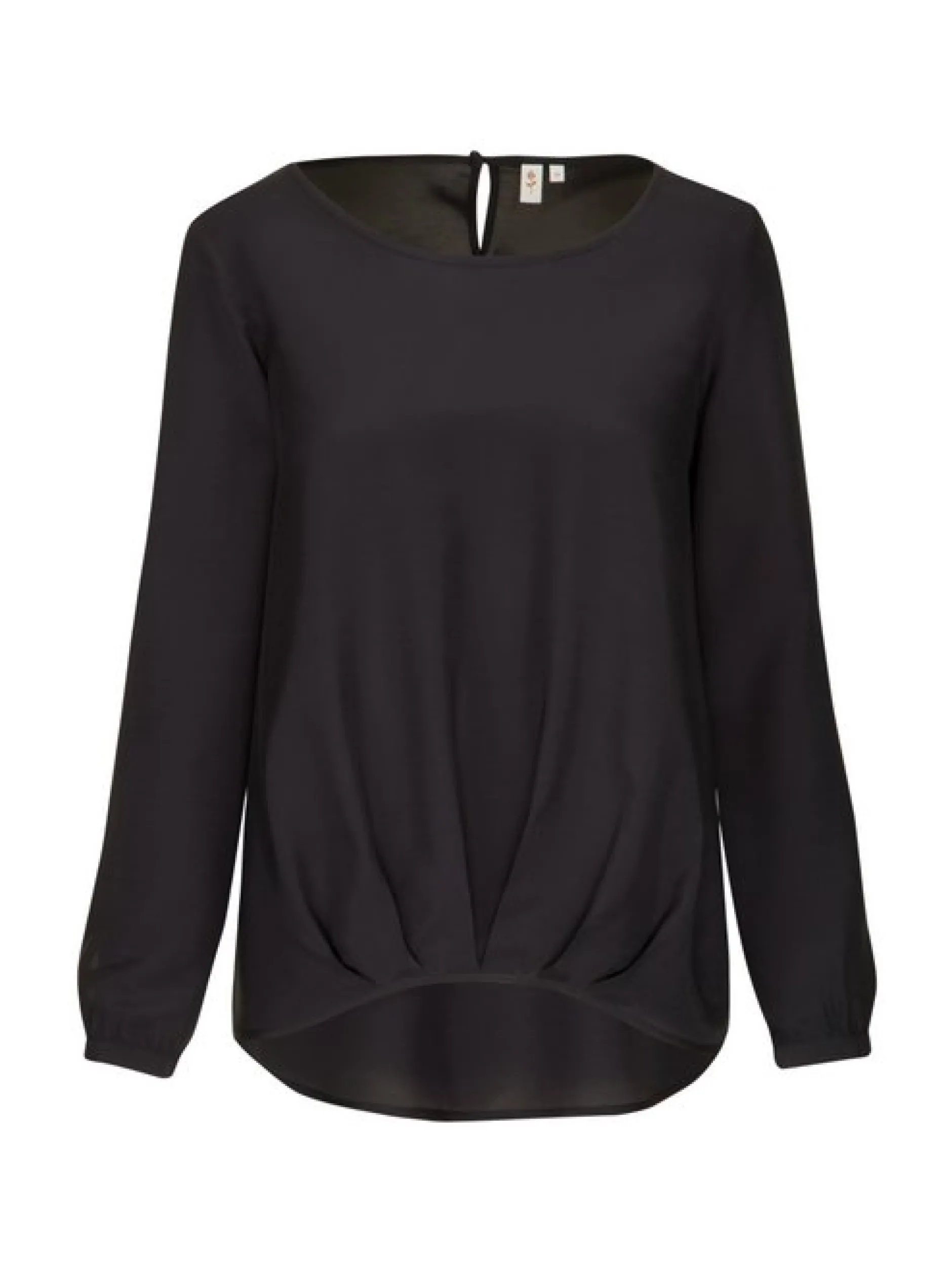 Seidensticker Damen Shirtbluse - Regular Fit in schwarz