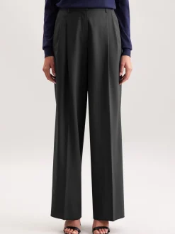Seidensticker Damen Stoffhose - Regular Fit in schwarz