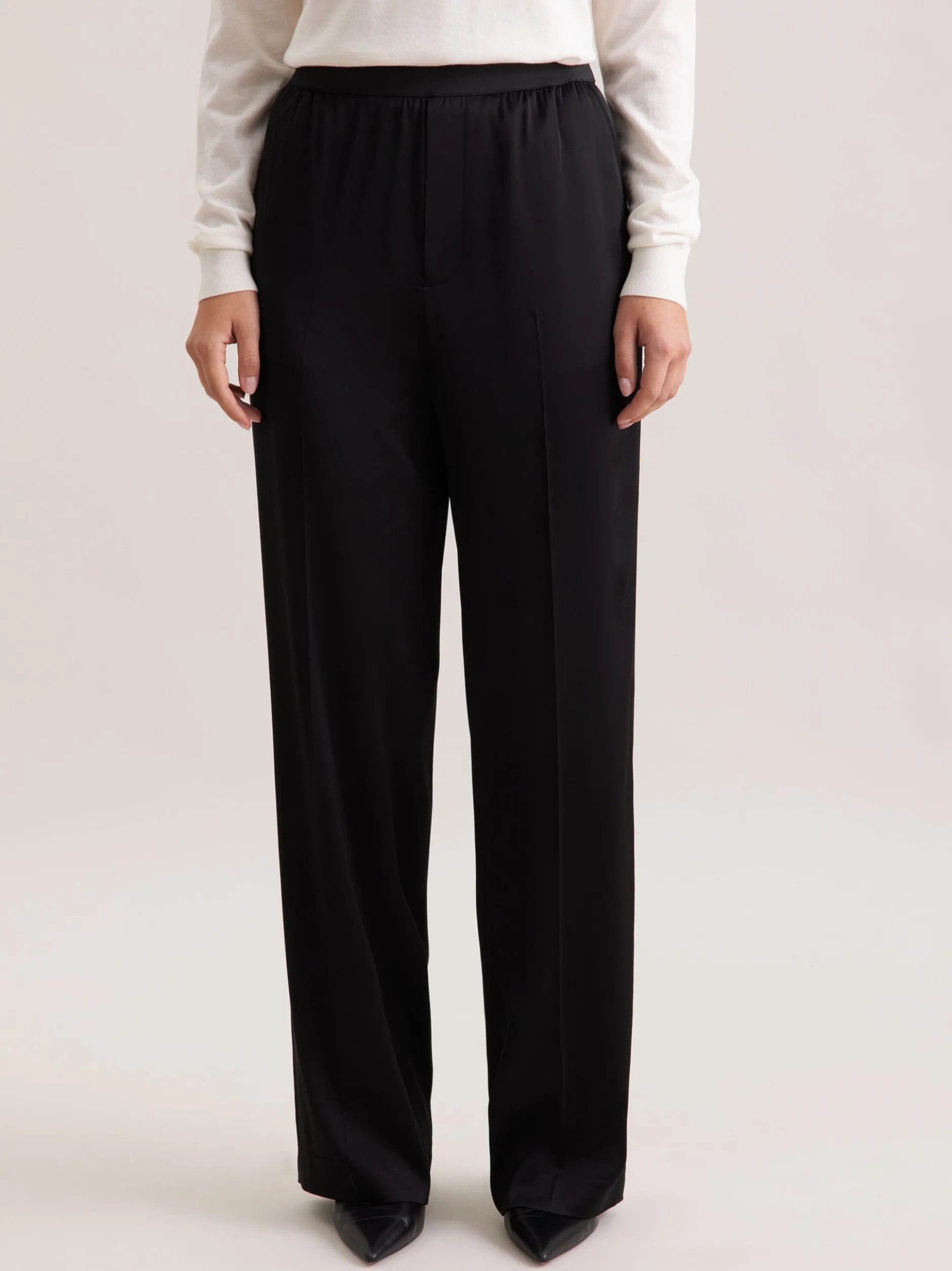 Seidensticker Damen Stoffhose - Regular Fit in schwarz