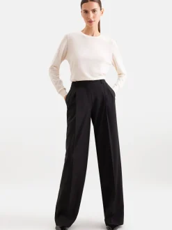 Seidensticker Damen Sweater - Regular Fit in weiß