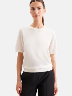 Seidensticker Damen Sweater - Regular Fit in weiß