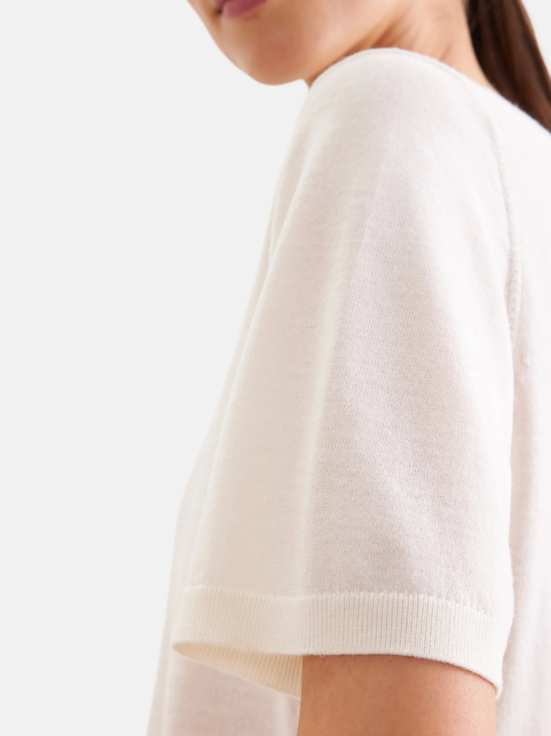 Seidensticker Damen Sweater - Regular Fit in weiß