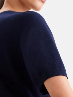 Seidensticker Damen Sweater - Regular Fit in blau