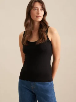 Seidensticker Damen Tanktop - Regular Fit in schwarz