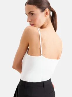 Seidensticker Damen Top - Regular Fit in weiß