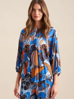 Seidensticker Damen Tunika - Oversized Fit in blau