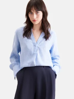 Seidensticker Damen Tunika - Regular Fit in blau