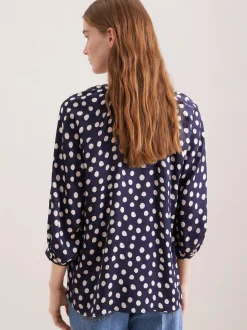 Seidensticker Damen Tunika - Regular Fit in blau