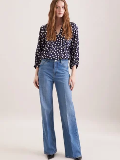 Seidensticker Damen Tunika - Regular Fit in blau