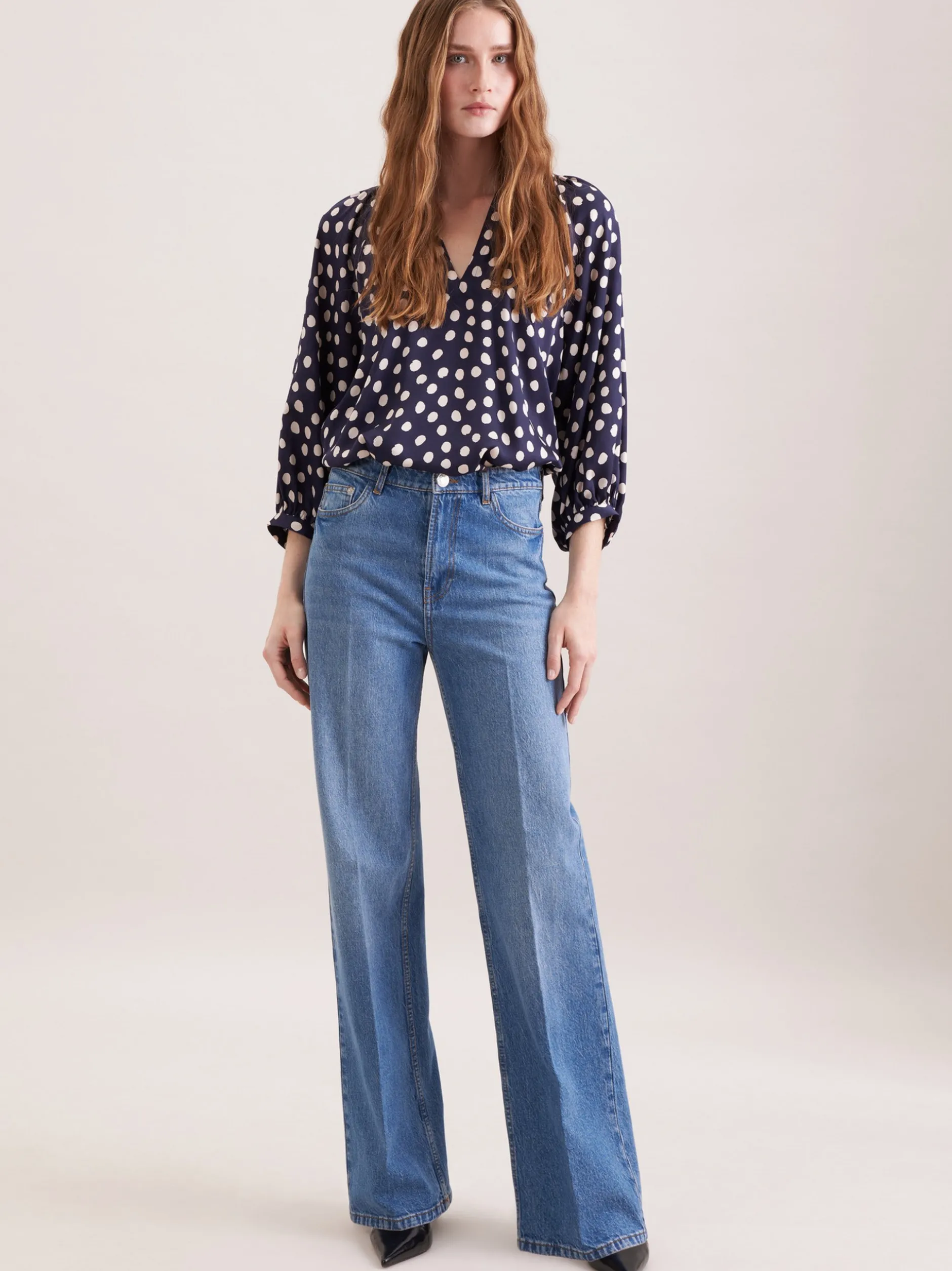 Seidensticker Damen Tunika - Regular Fit in blau