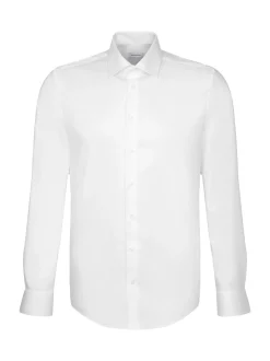 Seidensticker Herren Business Hemd - Slim Fit in weiß