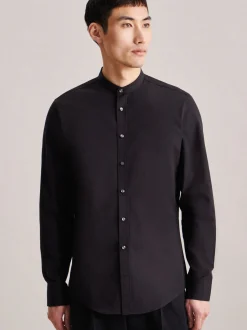 Seidensticker Herren Business Hemd - Slim Fit in schwarz