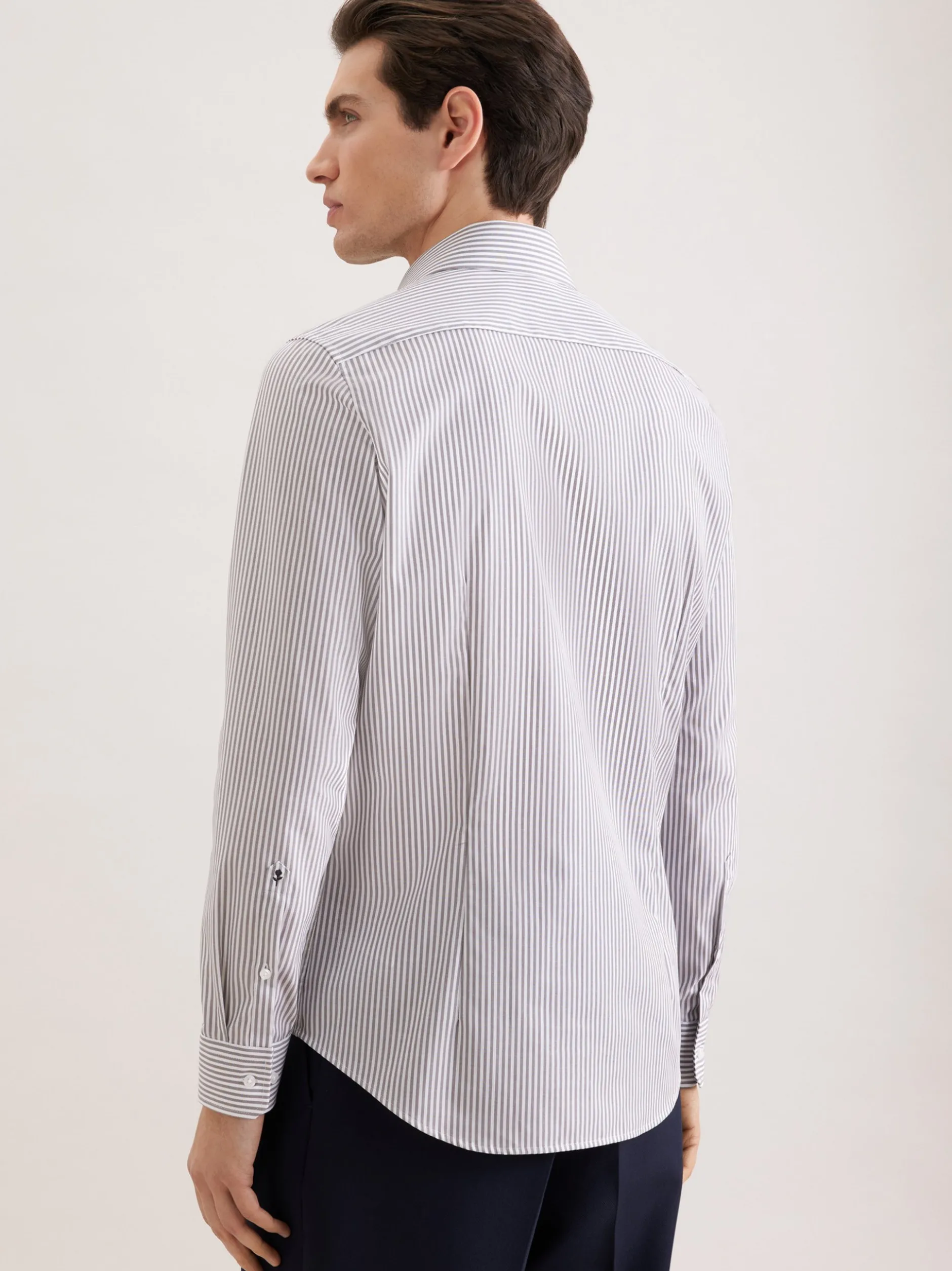 Seidensticker Herren Business Hemd - Slim Fit in grau