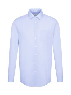 Seidensticker Herren Business Hemd - Regular Fit in blau