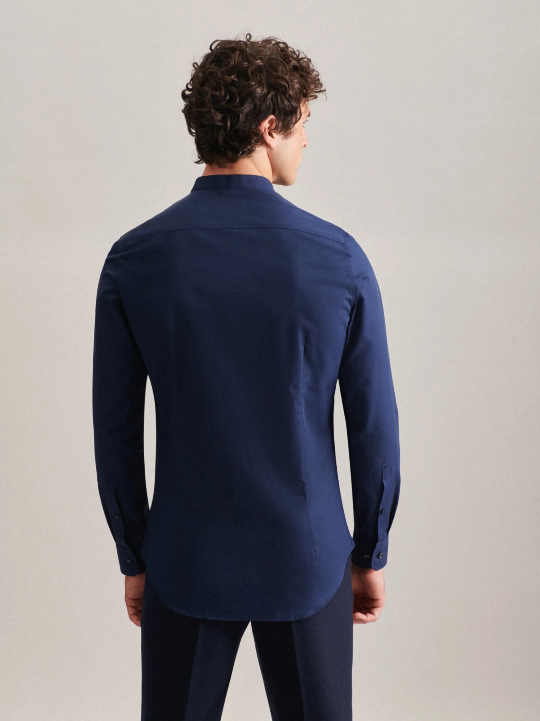 Seidensticker Herren Business Hemd - Slim Fit in blau