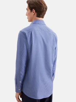 Seidensticker Herren Business Hemd - Regular Fit in blau