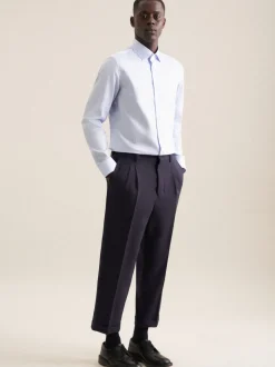 Seidensticker Herren Business Hemd - Shaped Fit in hellblau