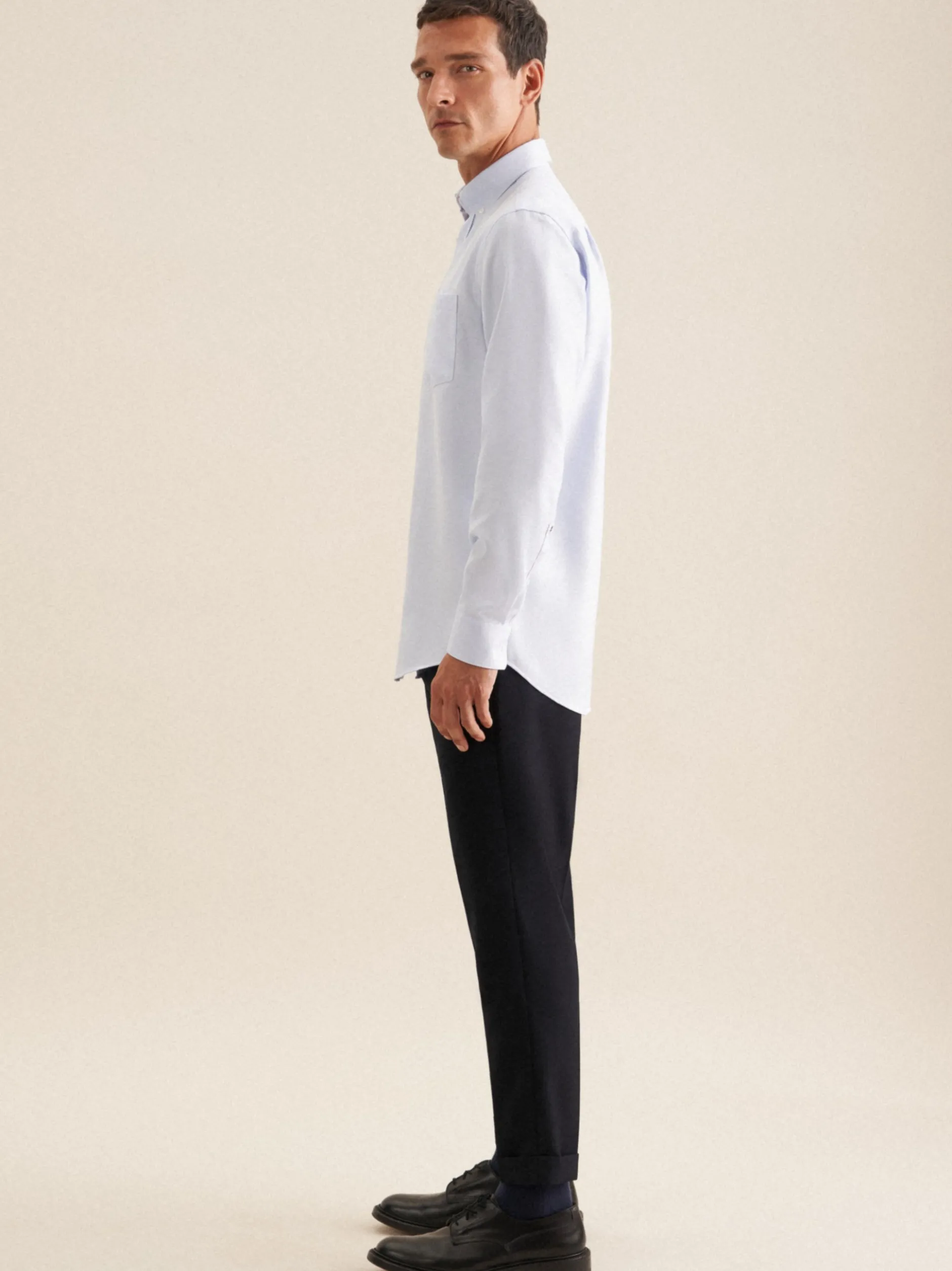 Seidensticker Herren Business Hemd - Regular Fit in hellblau