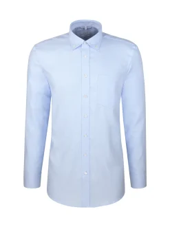 Seidensticker Herren Business Hemd - Regular Fit in hellblau