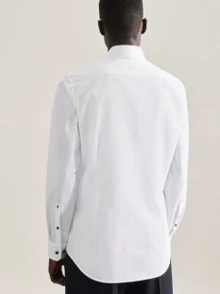 Seidensticker Herren Business Hemd - Slim Fit in weiß
