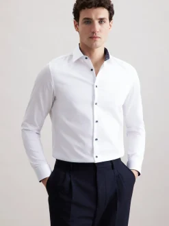 Seidensticker Herren Business Hemd - X-Slim Fit in weiß