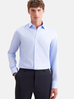 Seidensticker Herren Business Hemd - Shaped Fit in hellblau