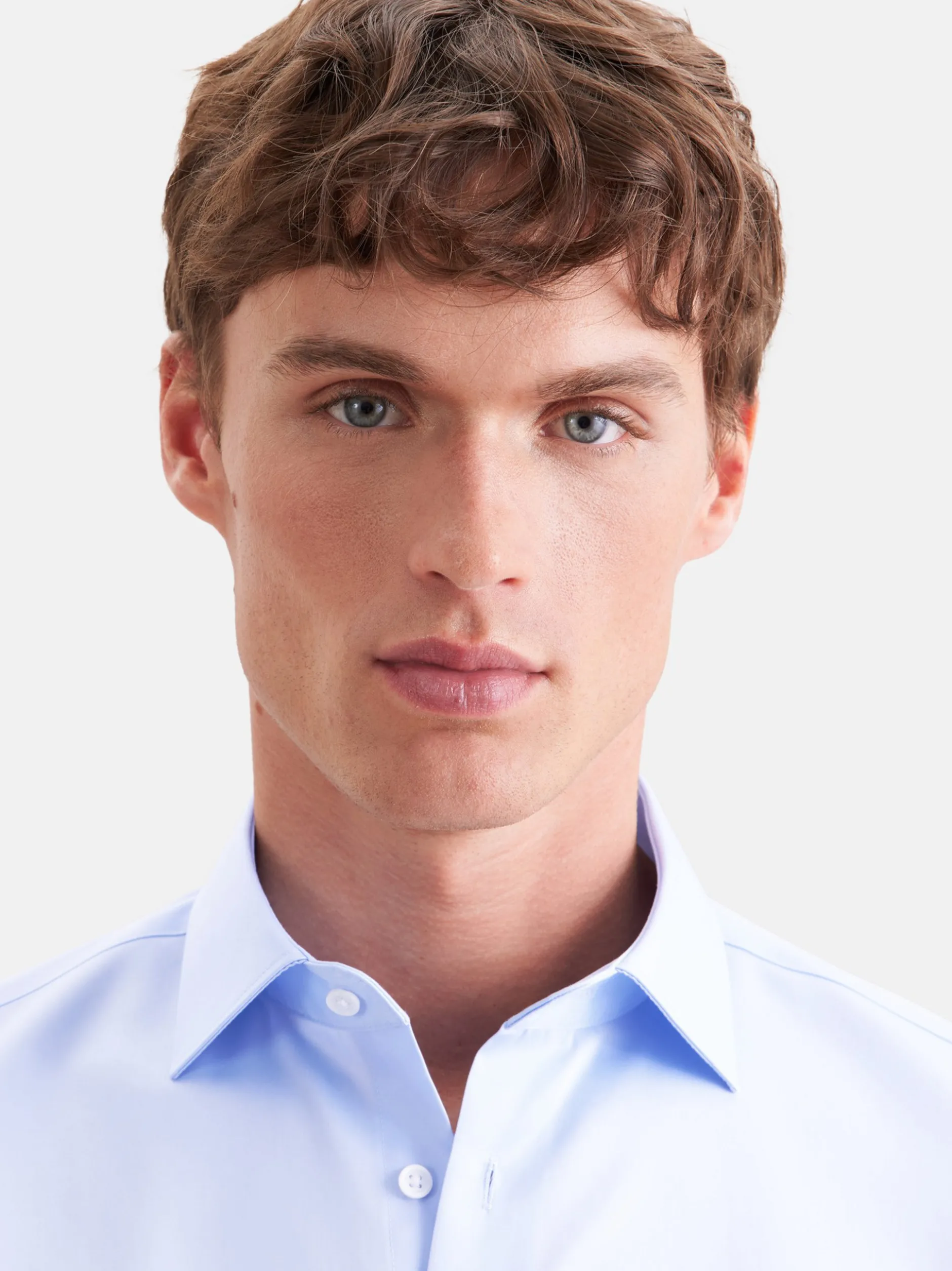 Seidensticker Herren Business Hemd - Shaped Fit in hellblau