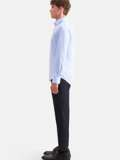 Seidensticker Herren Business Hemd - Shaped Fit in hellblau