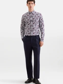 Seidensticker Herren Business Hemd - Slim Fit in rot