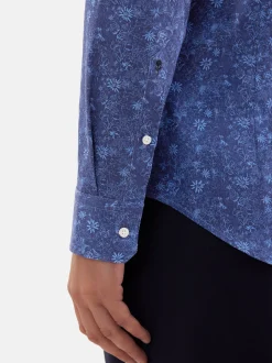 Seidensticker Herren Business Hemd - Shaped Fit in blau