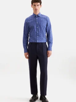 Seidensticker Herren Business Hemd - Shaped Fit in blau