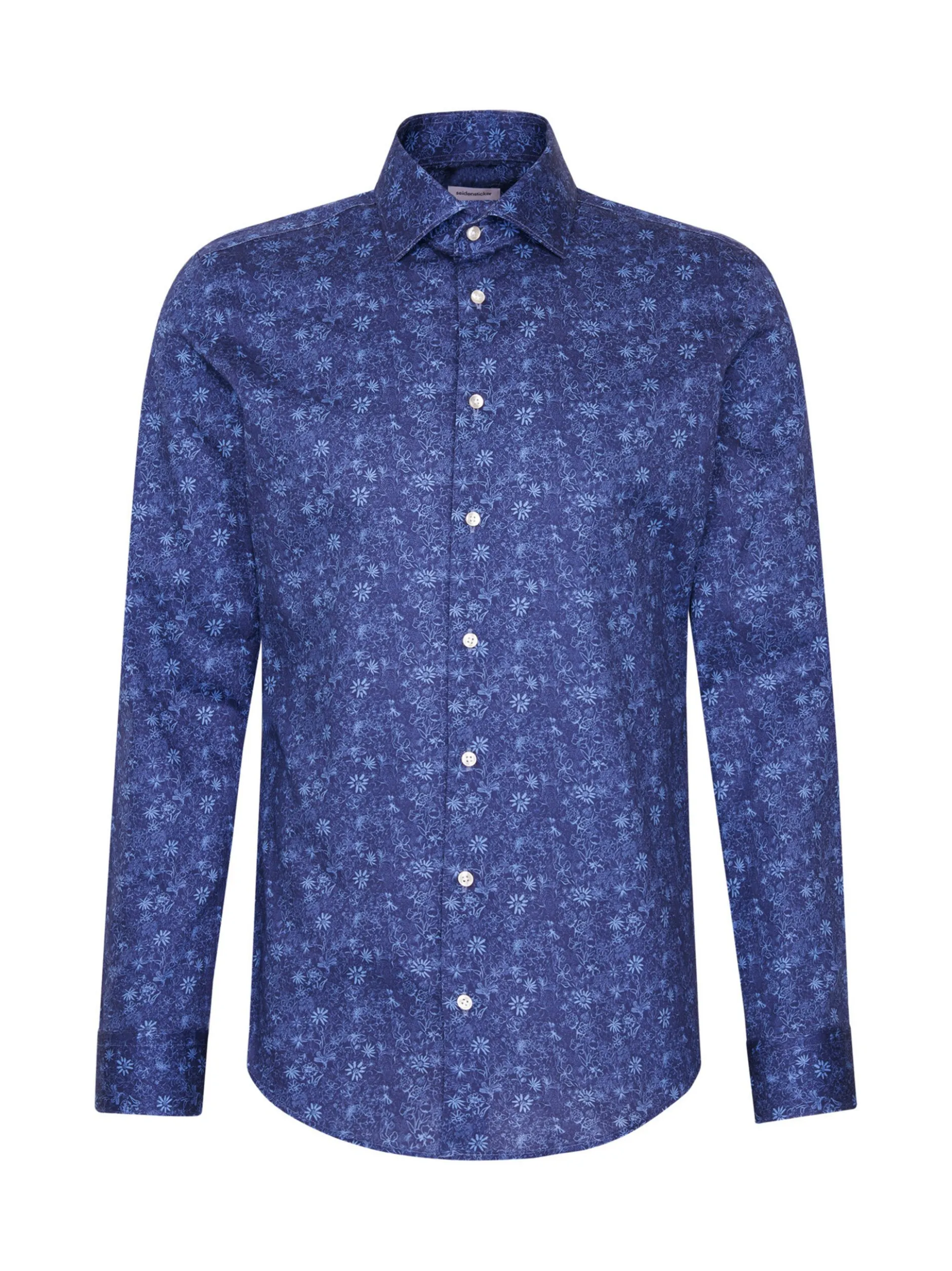 Seidensticker Herren Business Hemd - Shaped Fit in blau