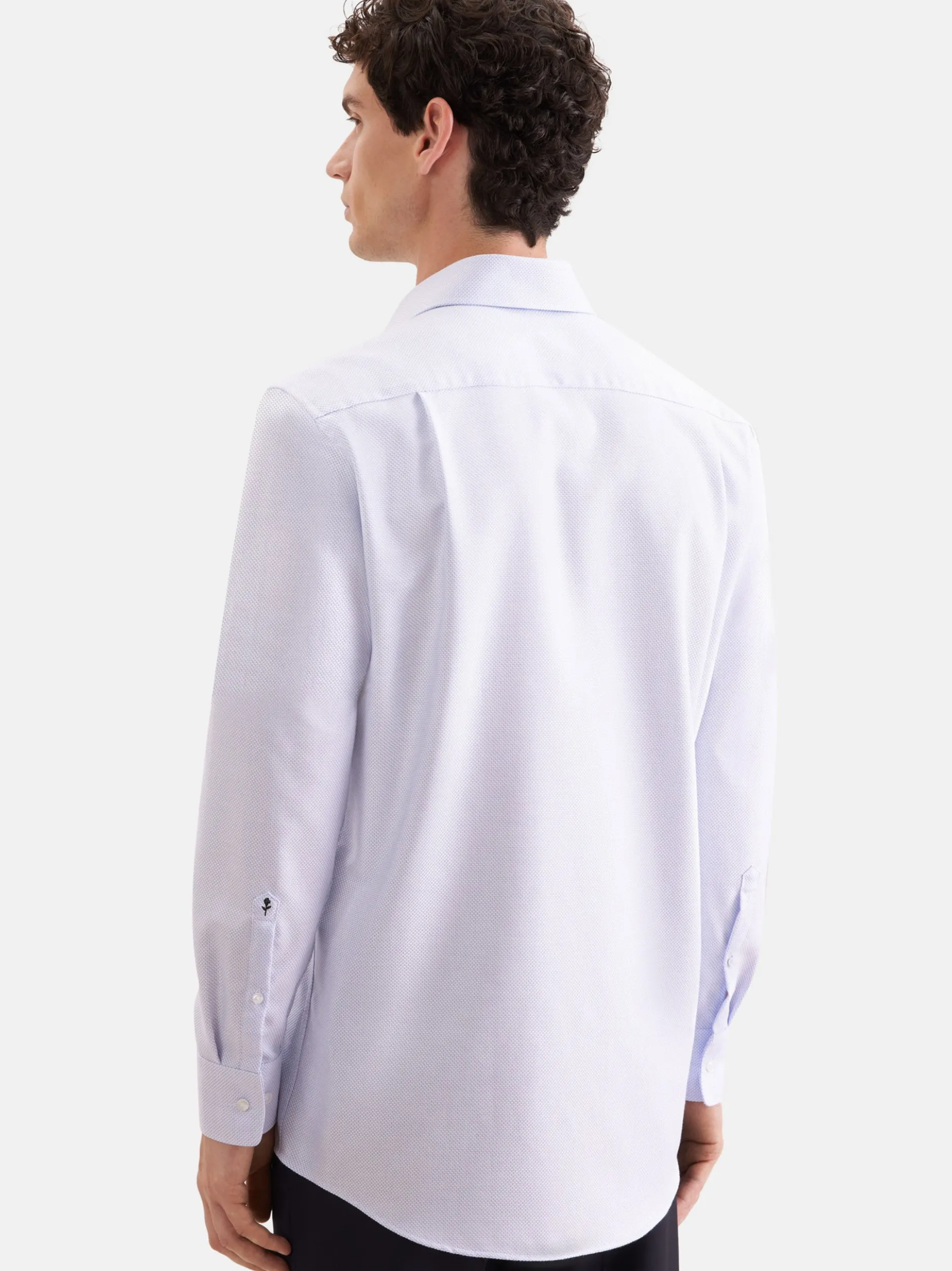 Seidensticker Herren Business Hemd - Regular Fit in blau