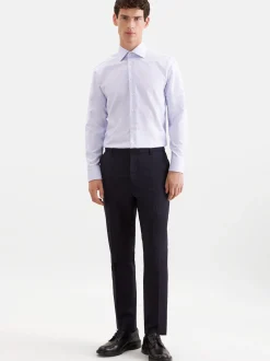 Seidensticker Herren Business Hemd - Regular Fit in blau