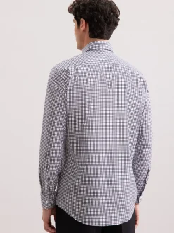 Seidensticker Herren Business Hemd - Regular Fit in blau