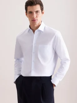 Seidensticker Herren Business Hemd - Comfort Fit in hellblau