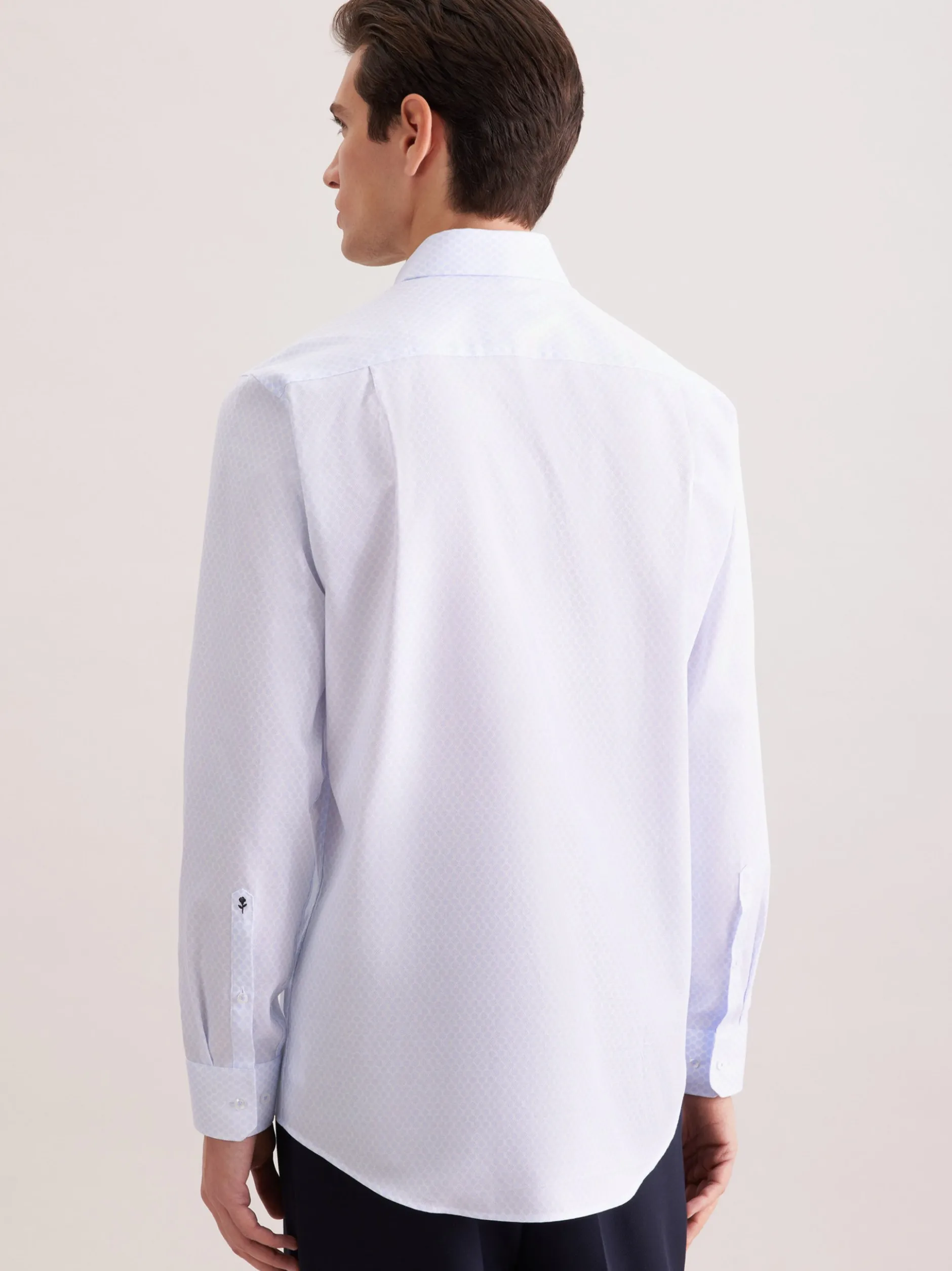 Seidensticker Herren Business Hemd - Comfort Fit in hellblau