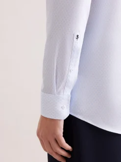 Seidensticker Herren Business Hemd - Comfort Fit in hellblau