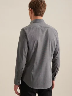 Seidensticker Herren Business Hemd - Slim Fit in grau