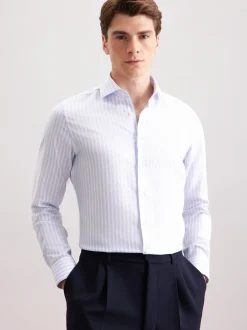 Seidensticker Herren Business Hemd - Slim Fit in hellblau
