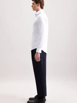 Seidensticker Herren Business Hemd - Slim Fit in hellblau