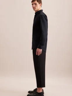 Seidensticker Herren Business Hemd - Regular Fit in schwarz