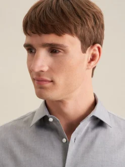 Seidensticker Herren Business Hemd - Slim Fit in grau
