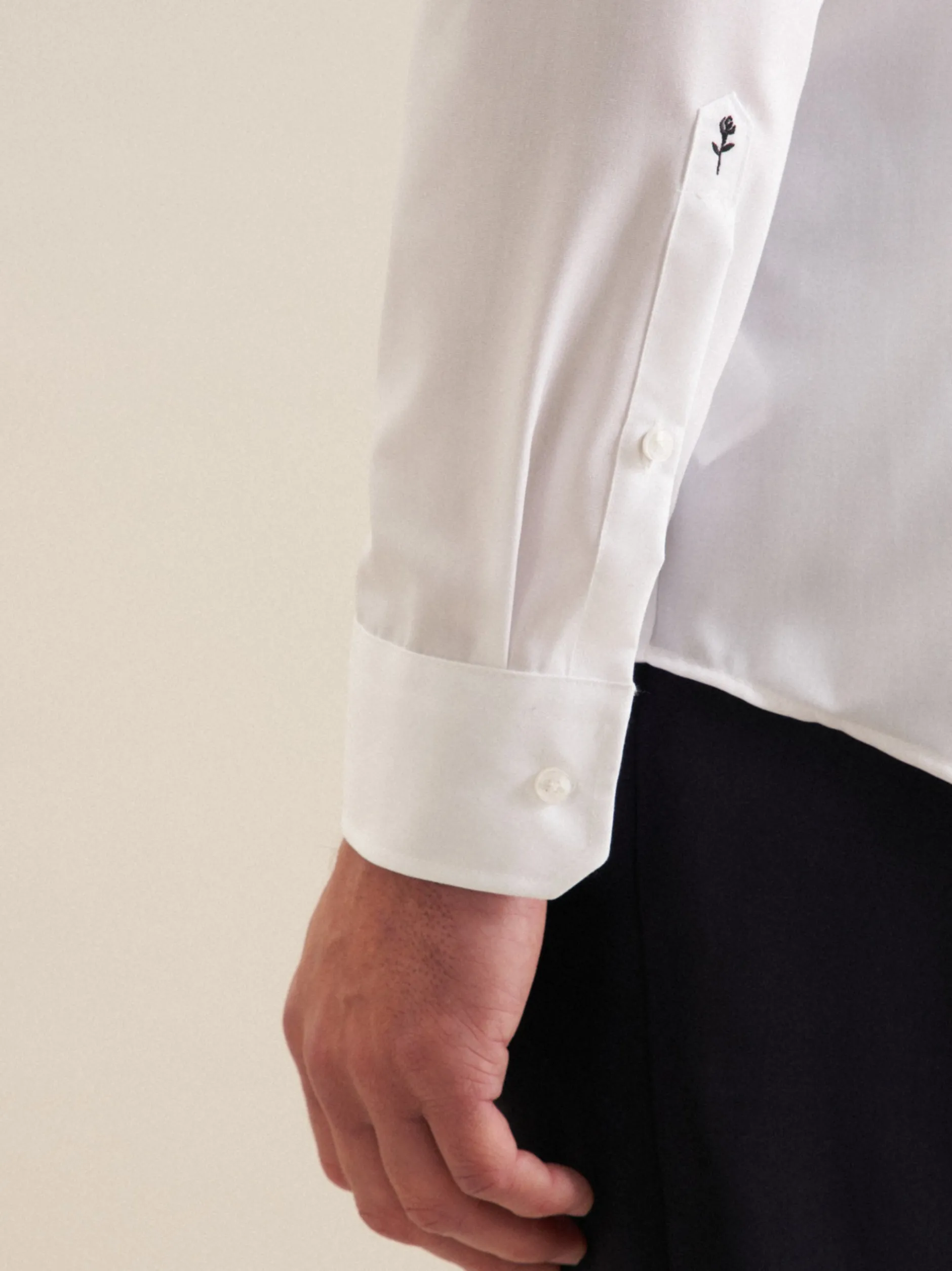 Seidensticker Herren Business Hemd - Slim Fit in weiß