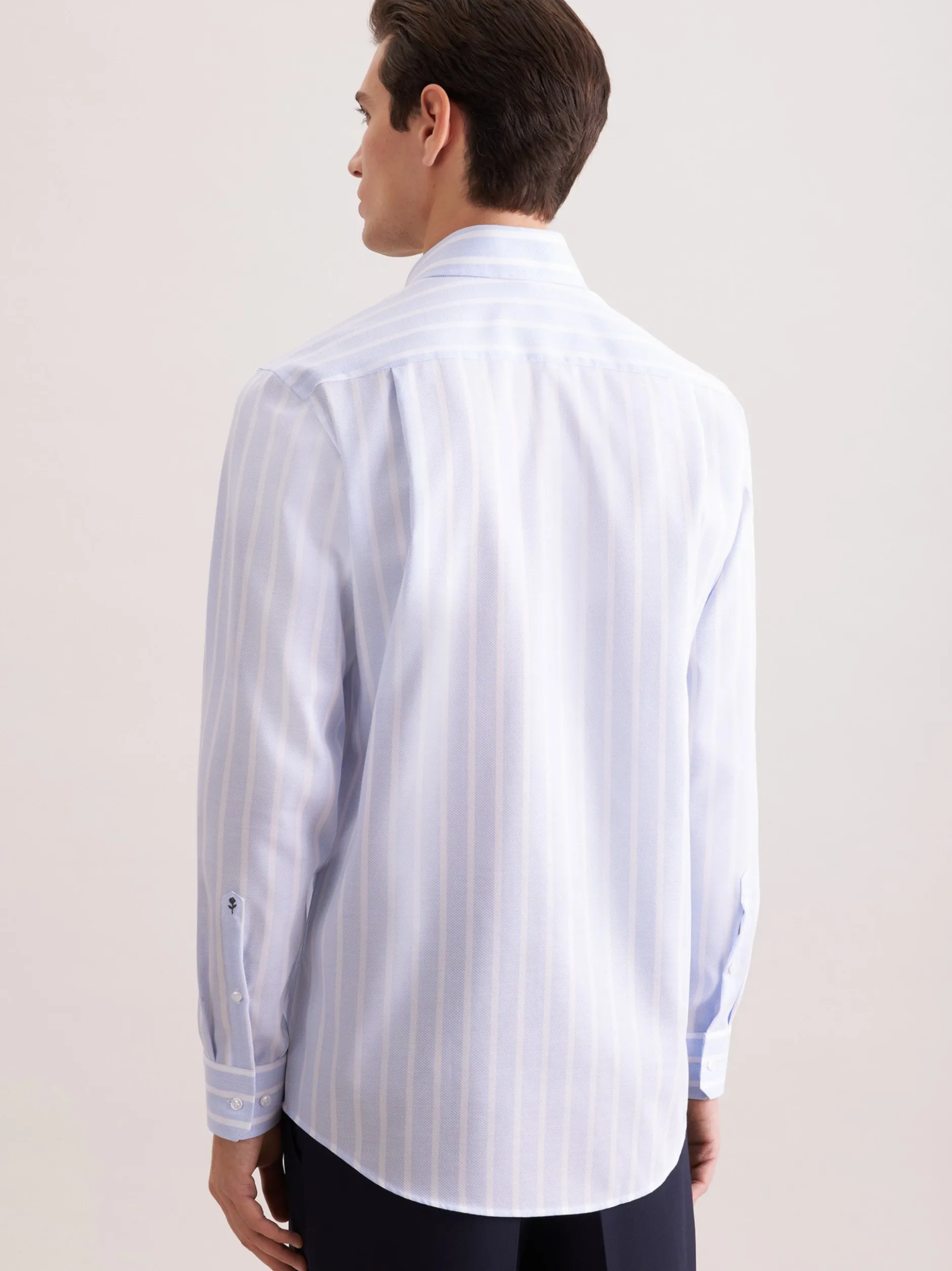 Seidensticker Herren Business Hemd - Regular Fit in blau