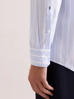 Seidensticker Herren Business Hemd - Regular Fit in blau