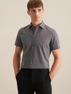 Seidensticker Herren Business Hemd - Slim Fit in grau