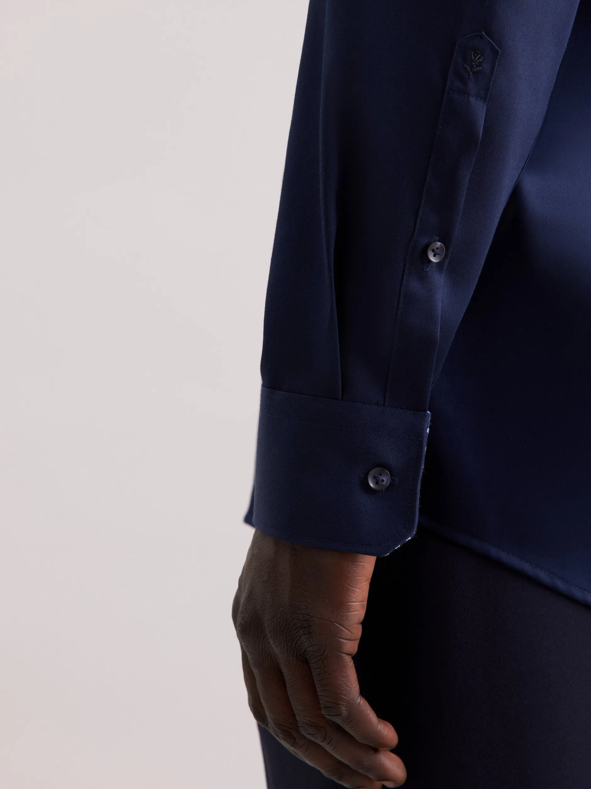 Seidensticker Herren Business Hemd - Regular Fit in blau
