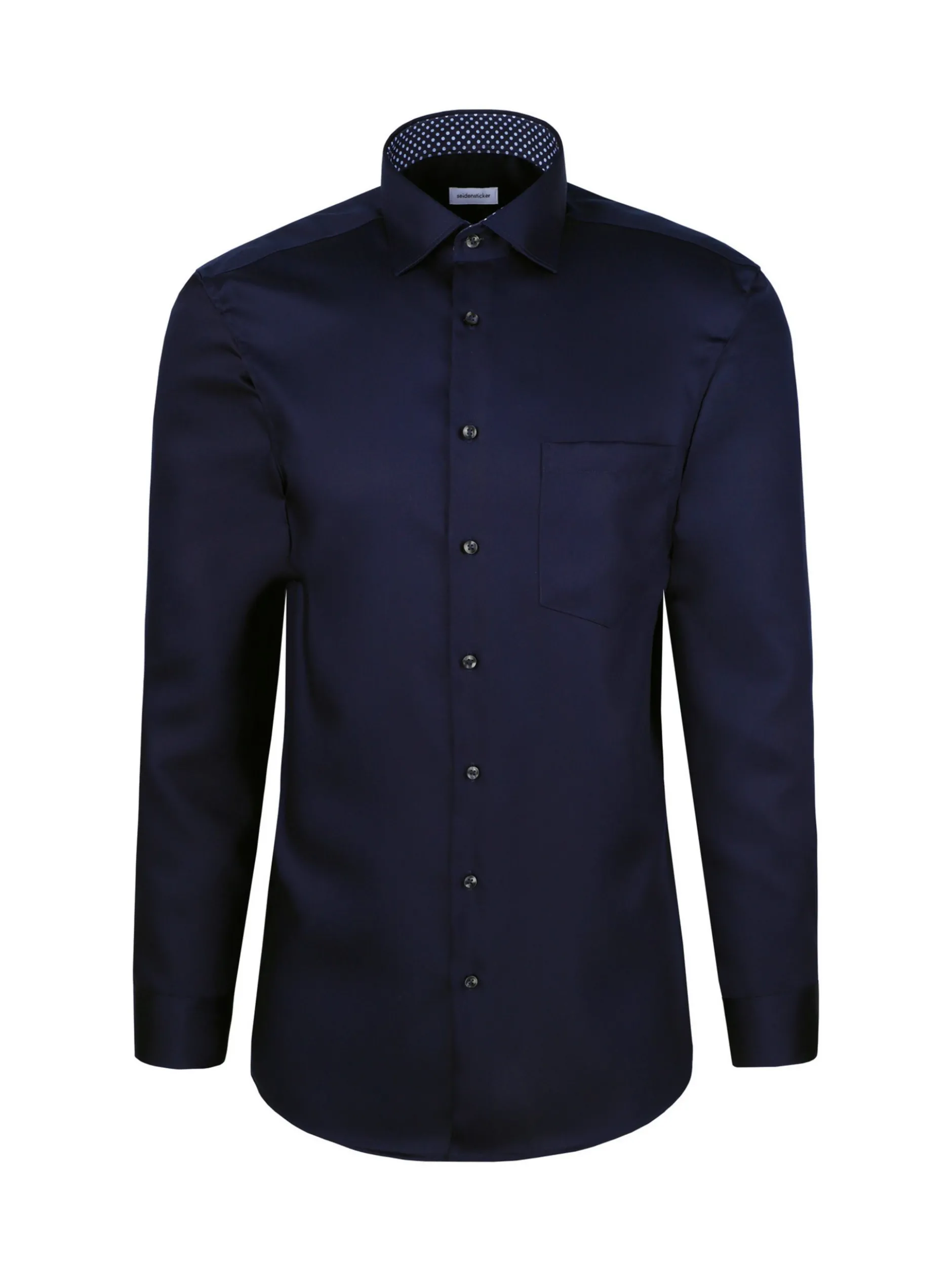 Seidensticker Herren Business Hemd - Regular Fit in blau