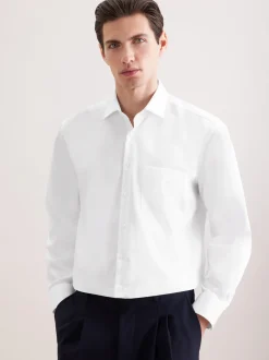 Seidensticker Herren Business Hemd - Regular Fit in weiß